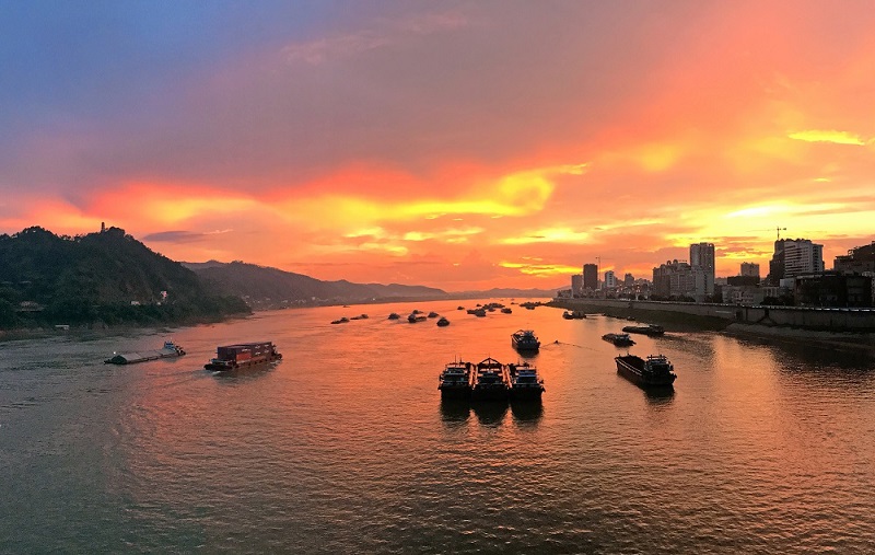 十八大以来，梧州西江黄金水路建设在党的领导下得到蓬勃发展（作者：党委办公室  张嘉辉）.JPG