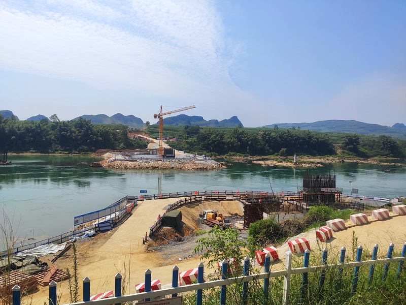 龙马大桥施工现?。?019.9.).jpg 龙马大桥施工现场(2019.9.).jpg