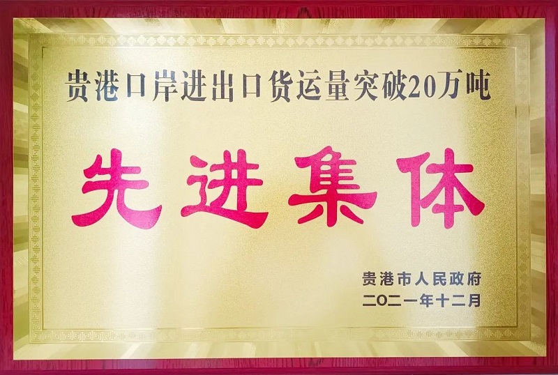 贵港船舶检验中心获贵港市人民政府授予“贵港口岸进出口货运量突破20万吨先进集体”称号 - 副本.jpg